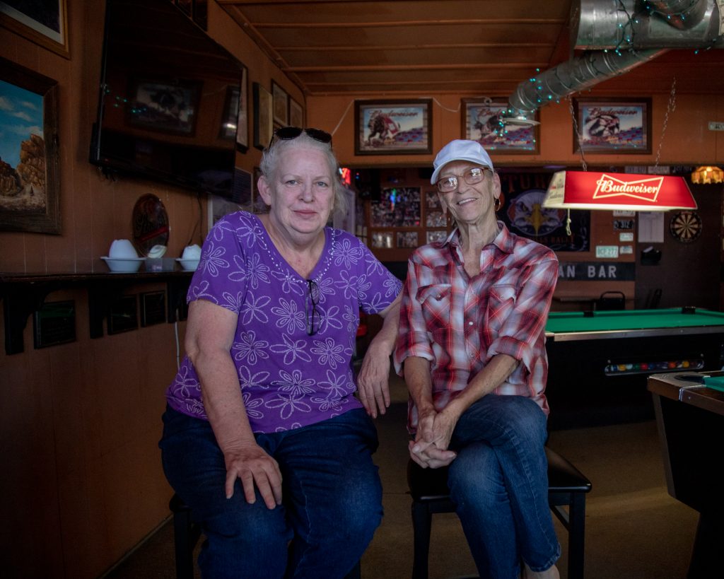 Laurette Rogers (left) and Wedda Warrick have been drinking partners for close to three years. (Lenny Martinez/News21)