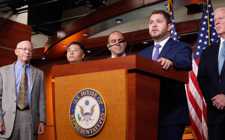 U.S. Rep. Ruben Gallego, D-Arizona, told News21 that anti-Latino and anti-immigrant hate are "one and the same." (Photo by Sarabeth Henne/Cronkite News)