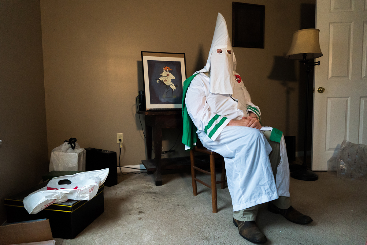 Thomas Pou, imperial wizard of the “Original Knights of America, Knights of the Ku Klux Klan,” talks about his experience in the group, which now calls itself a civil-rights group for white Americans. (Justin Parham/News21)