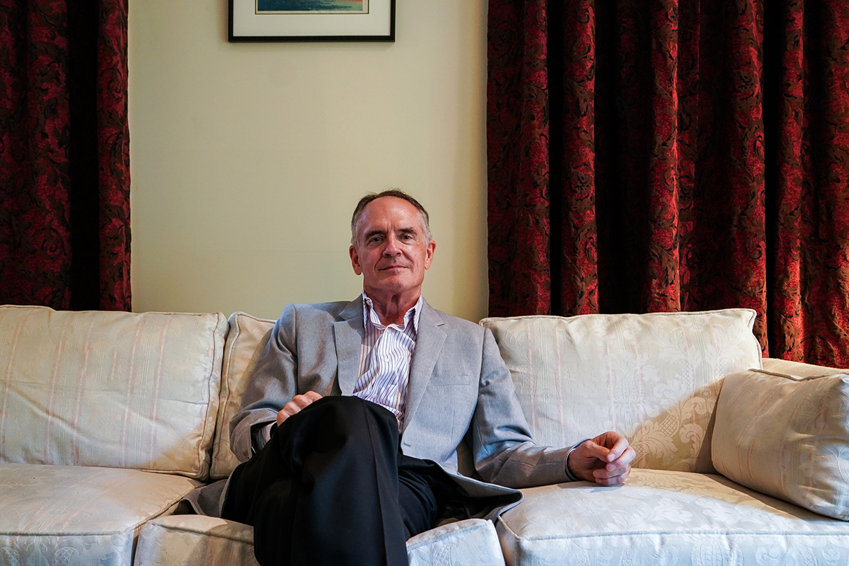 Jared Taylor sued Twitter in February 2018 for ideological bias after the company removed his organization, American Renaissance, from its platform. American Renaissance was one of many kicked off during the "Twitter purge." (Kianna Gardner/News21)