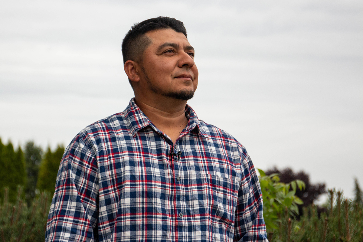 Sergio Reyes of Eugene, Oregon, said he was disappointed in a jury's decision regarding his intimidation case, but he loves his city and is still "trying not to have any hard feelings." (Brendan Campbell/News21)